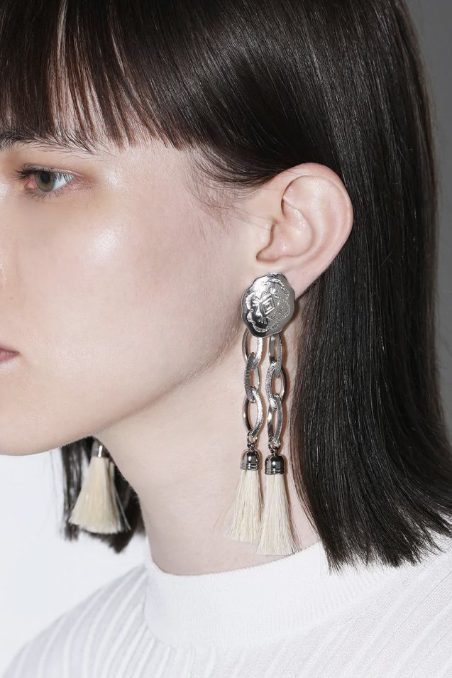 Chain fringe earrings - IDIOME | ONLINE SHOP 熊本のセレクトショップ