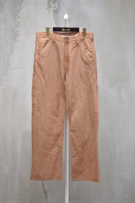 PIGMENT DYEING PANTS camel - IDIOME | ONLINE SHOP 熊本のセレクトショップ