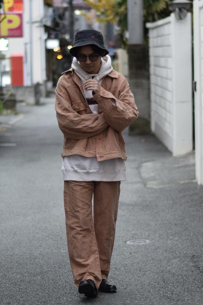 PIGMENT DYEING PANTS camel - IDIOME | ONLINE SHOP 熊本の
