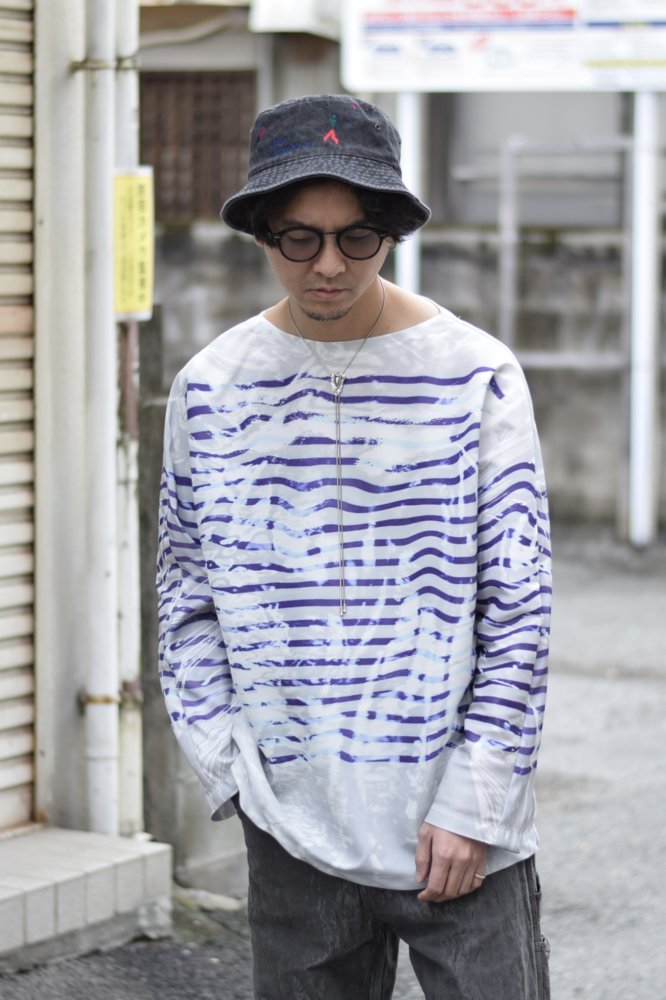 MIRAGE PRINTED BASQUE SHIRT - IDIOME | ONLINE SHOP 熊本のセレクトショップ