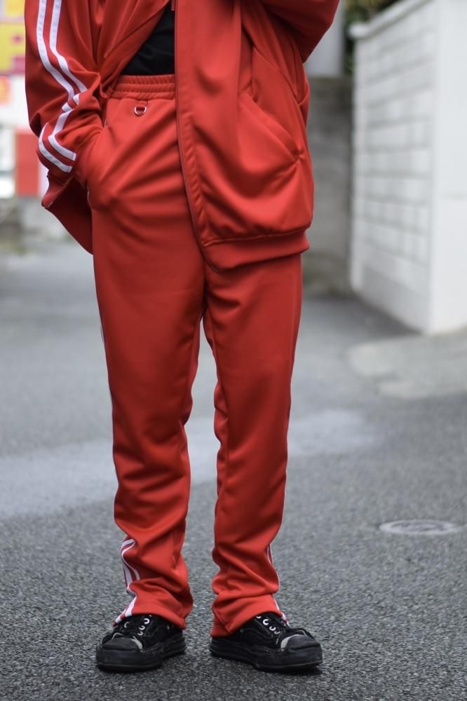 INVISIBLE TRACK PANTS red - IDIOME | ONLINE SHOP 熊本のセレクトショップ