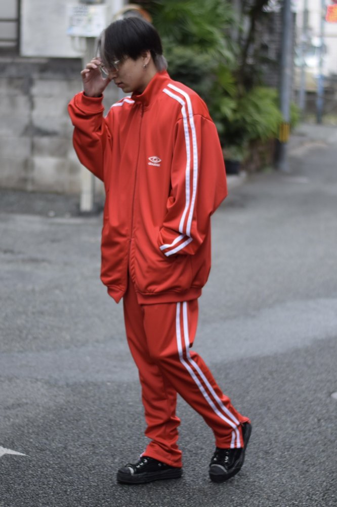 INVISIBLE TRACK PANTS red - IDIOME | ONLINE SHOP 熊本のセレクトショップ