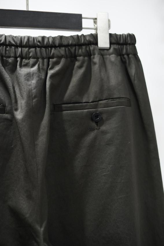 IRENISA】SEMI FLARED RELAXED PANTS - Cotton Silk / IH-23SS