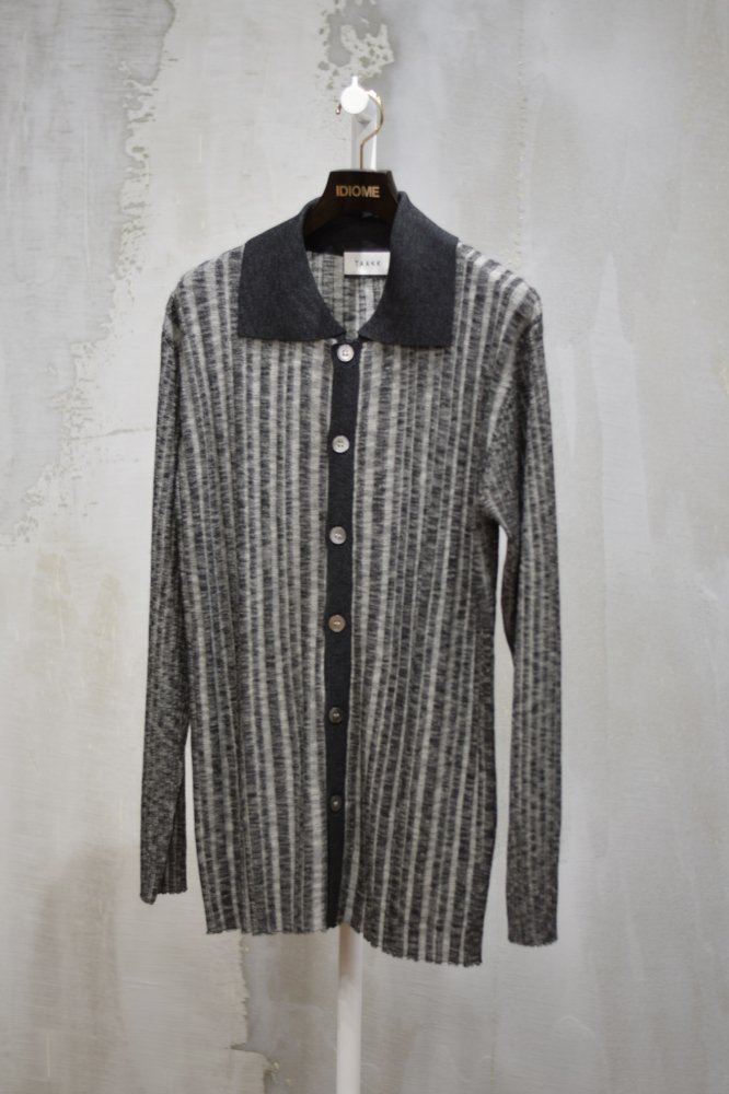 RIB KNIT CARDIGAN - IDIOME | ONLINE SHOP 熊本のセレクトショップ