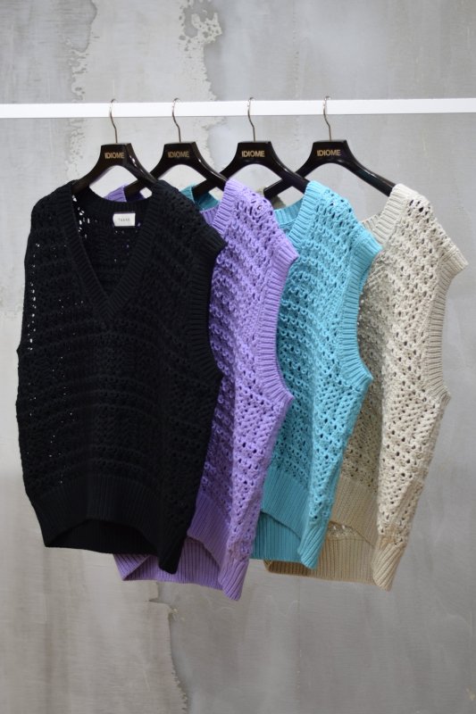 HAND KNIT VEST - IDIOME | ONLINE SHOP 熊本のセレクトショップ