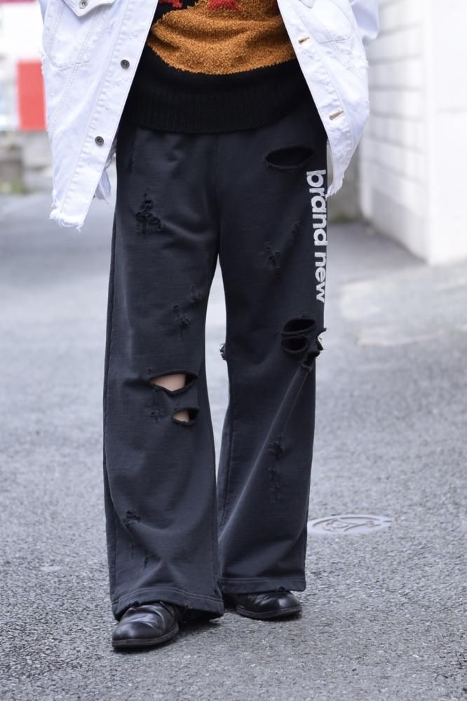 レッド系 23ss doublet DESTROYED WIDE TROUSERS | ochge.org