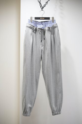 Double-Waist Sweat Pants<img class='new_mark_img2' src='https://img.shop-pro.jp/img/new/icons14.gif' style='border:none;display:inline;margin:0px;padding:0px;width:auto;' />