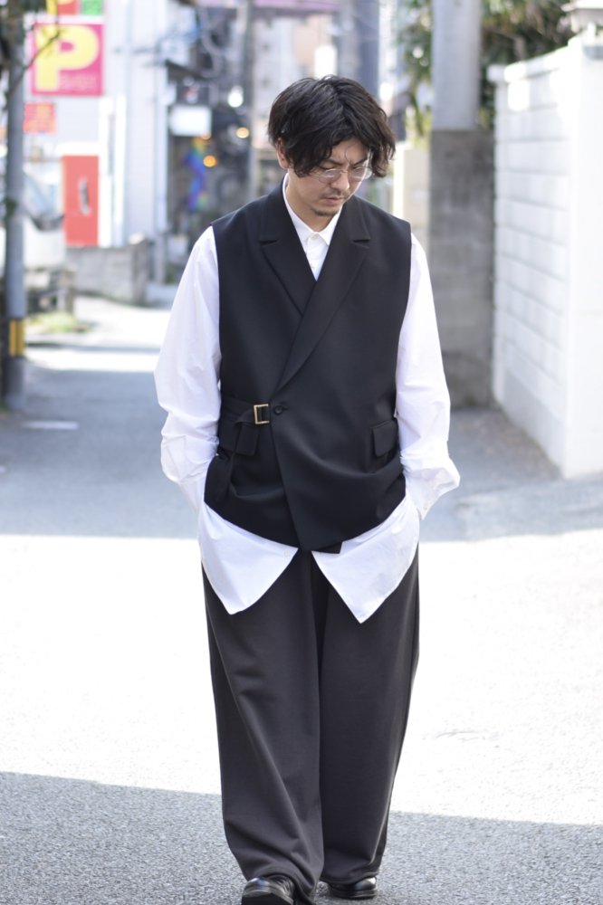 Sleeveless Tie Locken Jacket - IDIOME | ONLINE SHOP 熊本のセレクトショップ