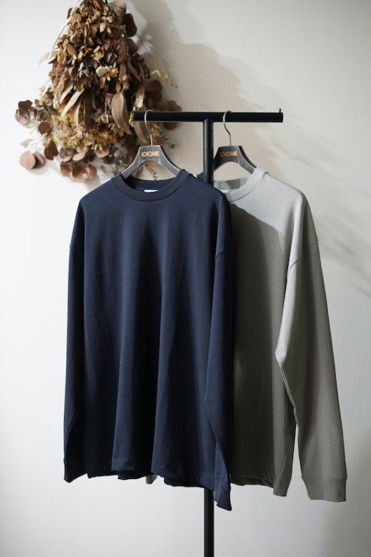 FRESCA PLATE COTTON OVERSIZED LONG SLEEVE T-SHIRT - IDIOME | ONLINE SHOP  熊本のセレクトショップ