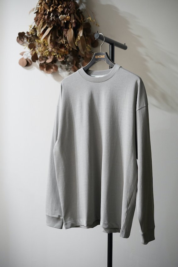 FRESCA PLATE COTTON OVERSIZED LONG SLEEVE T-SHIRT - IDIOME