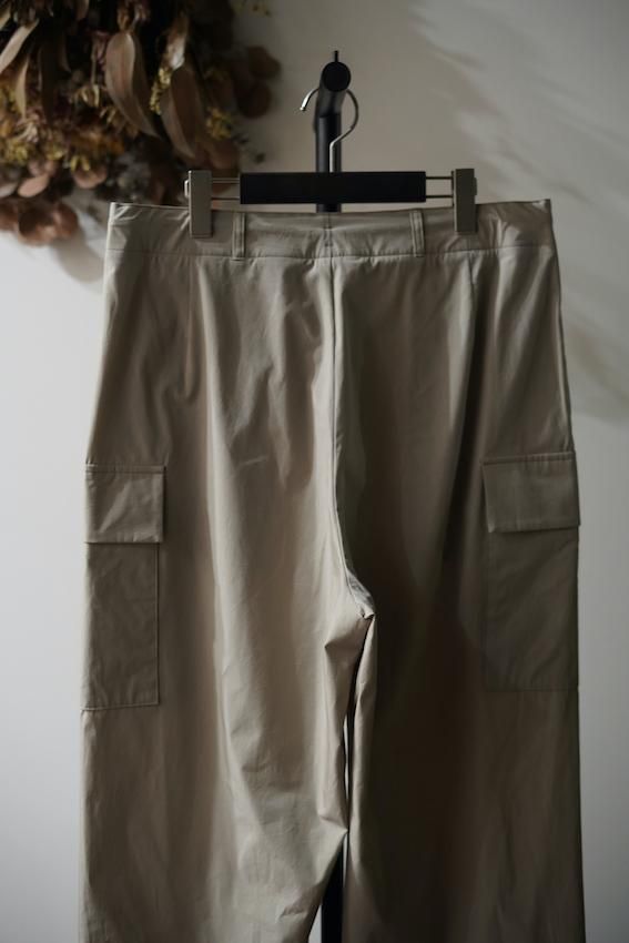 パンツ ATON KYOTO TSURIZOME COTTON CARGO PANTS KYOTO TSURIZOME COTTON WIDE EASY CARGO PANTS - WUNDER