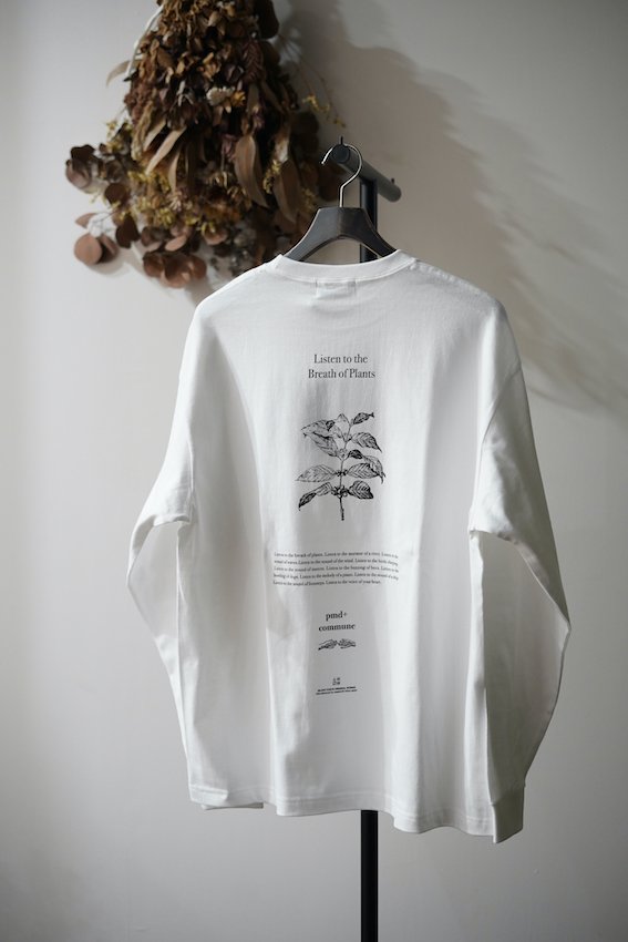 BREATH OF PLANTS LONG SLEEVE T-SHIRT - IDIOME | ONLINE SHOP 熊本のセレクトショップ