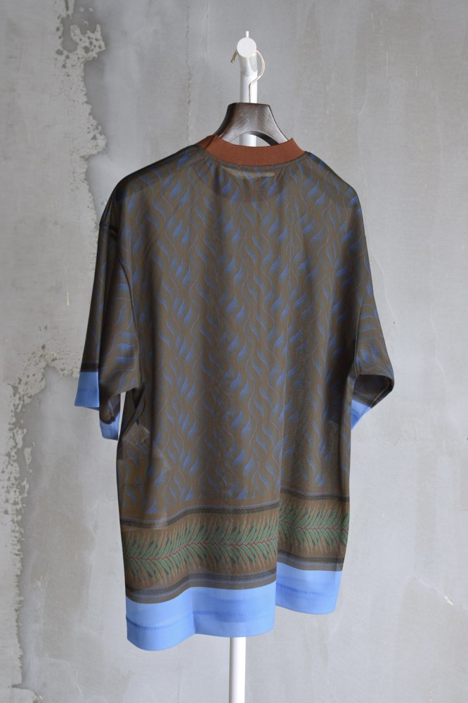 Sheer jersey print T-shirt - IDIOME | ONLINE SHOP 熊本のセレクト