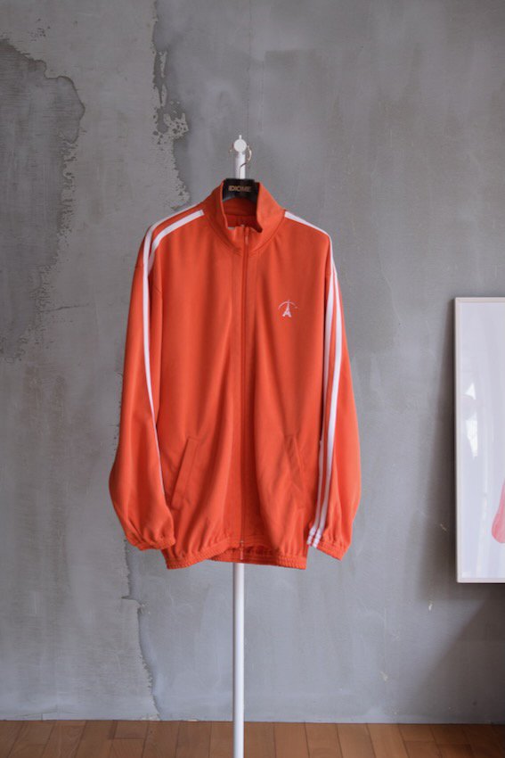 VINTAGE EFFECT TRACK JACKET orange - IDIOME | ONLINE SHOP 熊本の