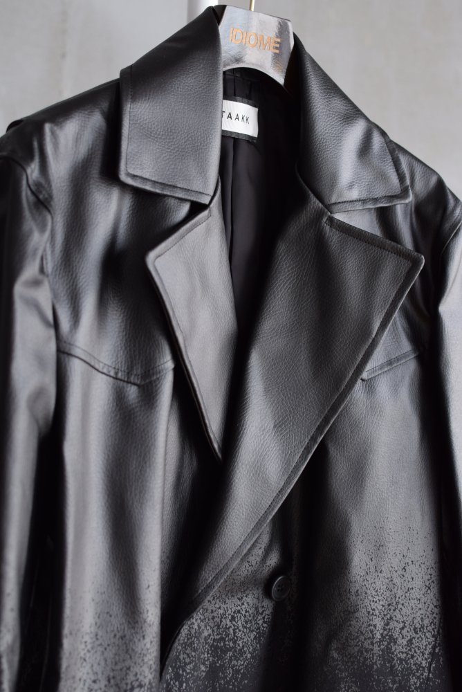 LEATHERIZED COAT - IDIOME | ONLINE SHOP 熊本のセレクトショップ