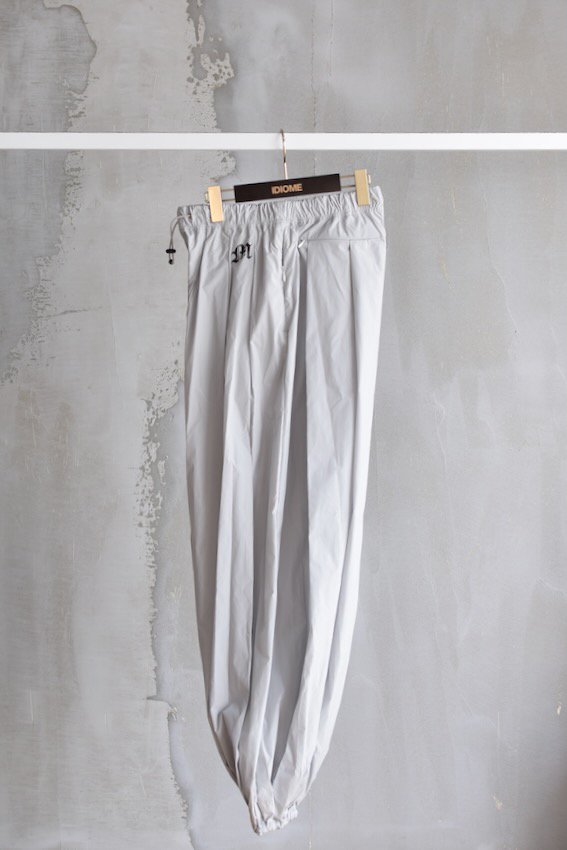 NYLON BALLOON PANTS l.gray - IDIOME | ONLINE SHOP 熊本の