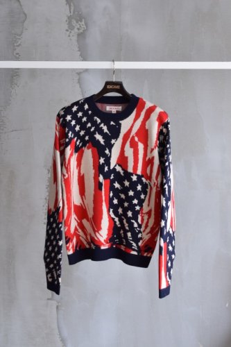 MARBLE FLAG SWEATER<img class='new_mark_img2' src='https://img.shop-pro.jp/img/new/icons14.gif' style='border:none;display:inline;margin:0px;padding:0px;width:auto;' />