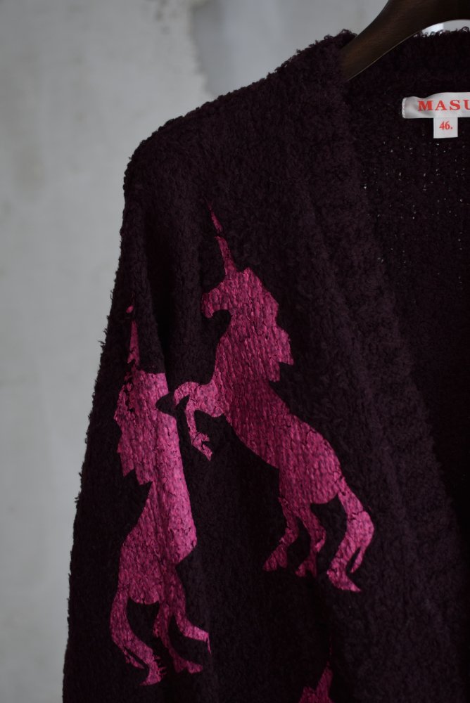 UNICORN GRUNGE CARDIGAN purple - IDIOME | ONLINE SHOP 熊本の