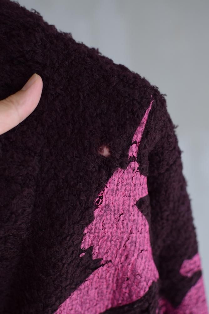 UNICORN GRUNGE CARDIGAN purple - IDIOME | ONLINE SHOP 熊本の