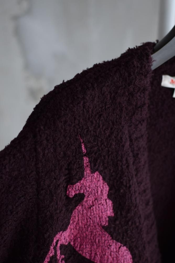 UNICORN GRUNGE CARDIGAN purple - IDIOME | ONLINE SHOP 熊本の