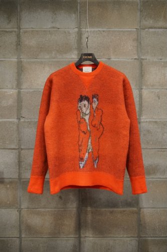 Portrait of Schiele with Raised Arms orange<img class='new_mark_img2' src='https://img.shop-pro.jp/img/new/icons14.gif' style='border:none;display:inline;margin:0px;padding:0px;width:auto;' />