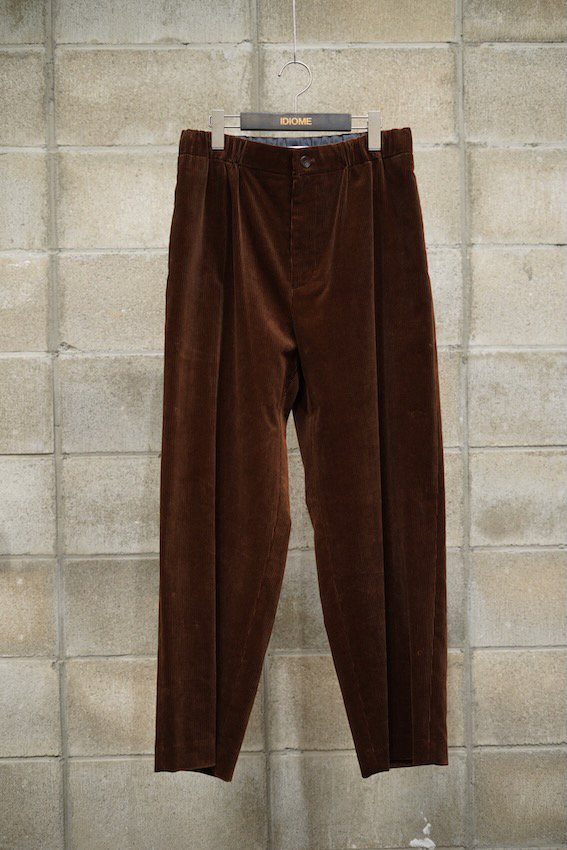 SUVIN CORDUROY WIDE EASYPANTS - IDIOME | ONLINE SHOP 