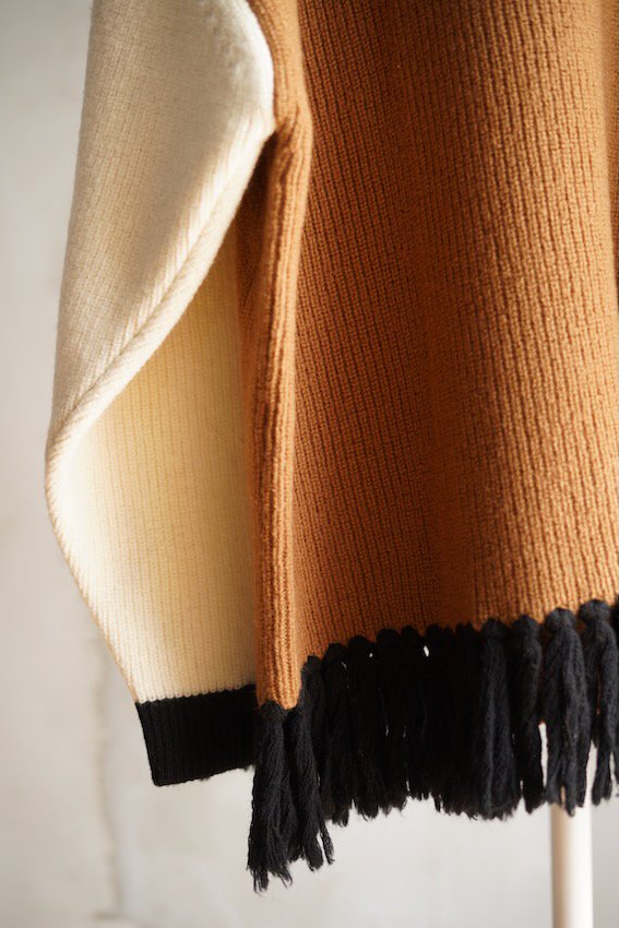 Fringe Sleeve&Hem Knit - IDIOME | ONLINE SHOP 熊本のセレクトショップ