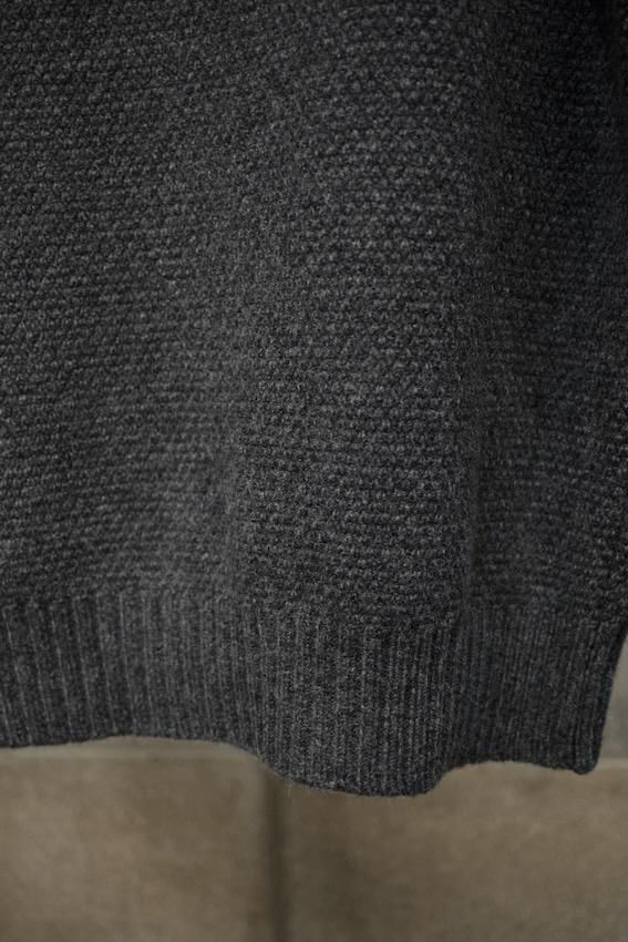 WOOL KANOKO MOCKNECK SWEATER - IDIOME | ONLINE SHOP 熊本の