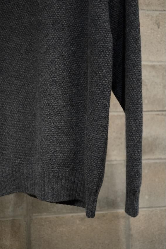 WOOL KANOKO MOCKNECK SWEATER - IDIOME | ONLINE SHOP 熊本の
