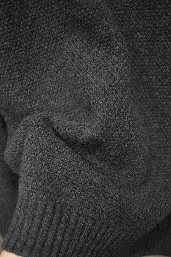 WOOL KANOKO MOCKNECK SWEATER - IDIOME | ONLINE SHOP 熊本の