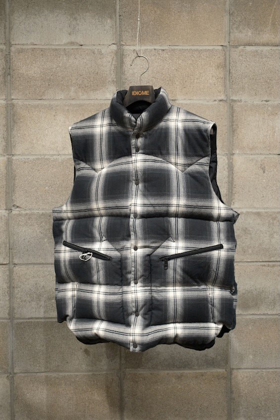 RMFC DOWN VEST W/EMB’D - IDIOME | ONLINE SHOP 熊本のセレクトショップ