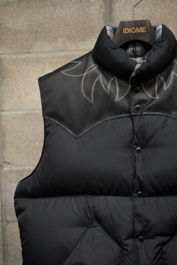 RMFC DOWN VEST W/EMB’D - IDIOME | ONLINE SHOP 熊本のセレクトショップ