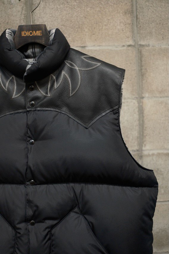 RMFC DOWN VEST W/EMB’D - IDIOME | ONLINE SHOP 熊本のセレクトショップ