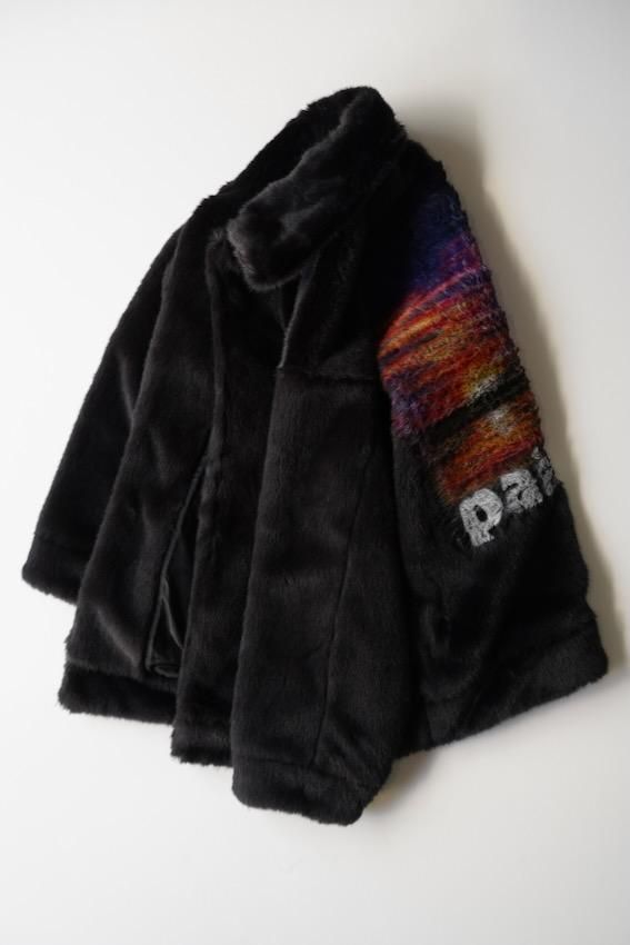 HAND-PAINTED FUR JACKET - IDIOME | ONLINE SHOP 熊本の