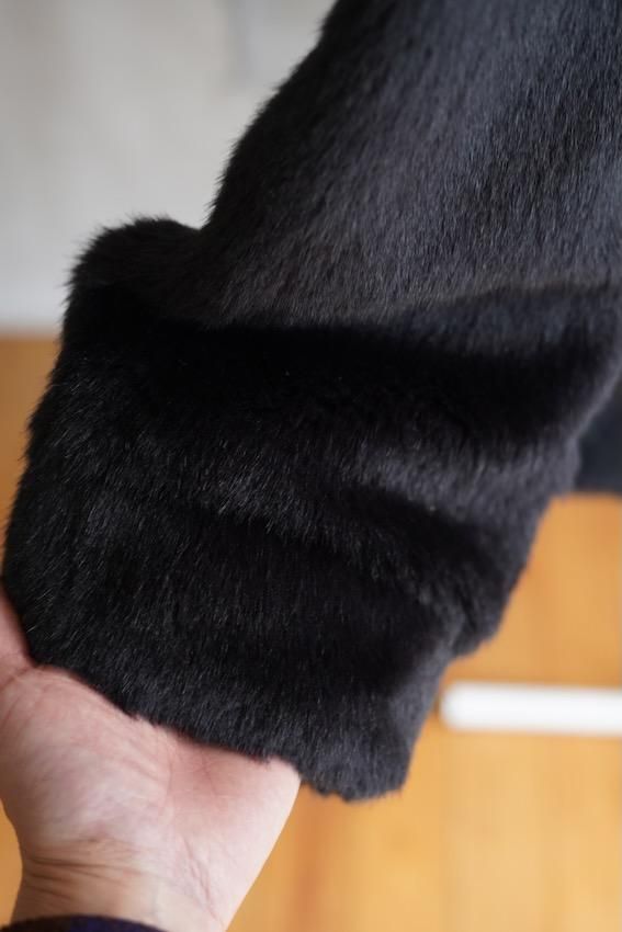 HAND-PAINTED FUR JACKET - IDIOME | ONLINE SHOP 熊本の