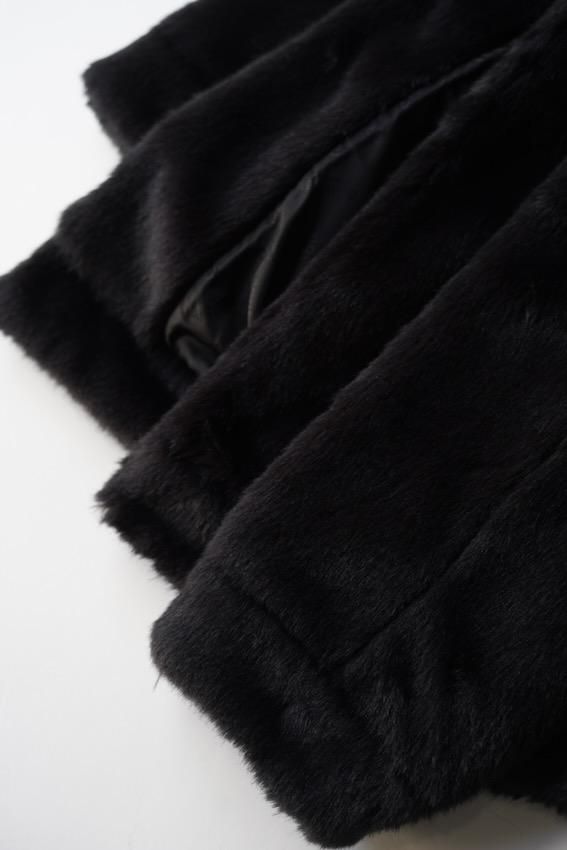 HAND-PAINTED FUR JACKET - IDIOME | ONLINE SHOP 熊本の