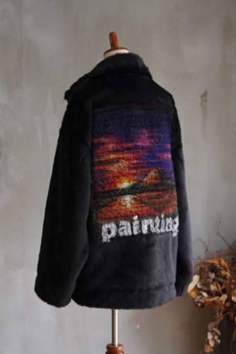 HAND-PAINTED FUR JACKET<img class='new_mark_img2' src='https://img.shop-pro.jp/img/new/icons14.gif' style='border:none;display:inline;margin:0px;padding:0px;width:auto;' />
