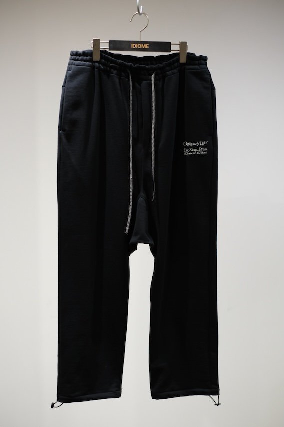 ORDINARY DROP CROTCH bk - IDIOME | ONLINE SHOP 熊本のセレクトショップ