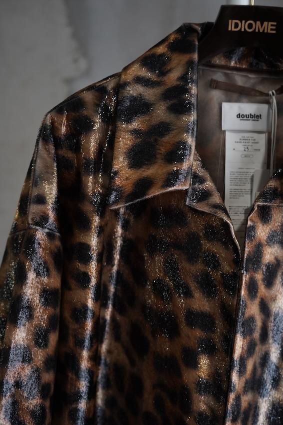 SUMMER FUR HAND-PAINT JACKET leopard - IDIOME | ONLINE SHOP SUMMER FUR HAND-PAINT JACKET leopard - IDIOME | ONLINE SHOP