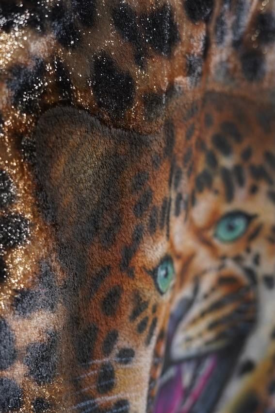 SUMMER FUR HAND-PAINT JACKET leopard - IDIOME | ONLINE SHOP 熊本の