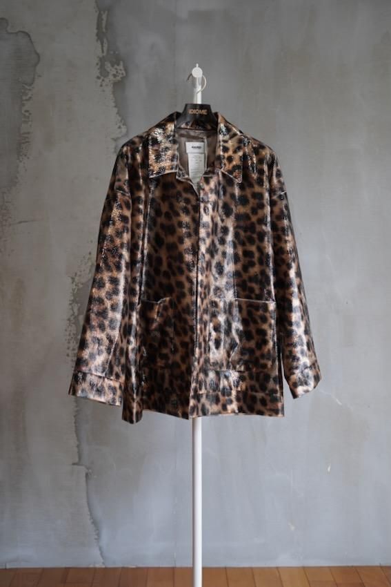 SUMMER FUR HAND-PAINT JACKET leopard - IDIOME | ONLINE SHOP SUMMER FUR HAND-PAINT JACKET leopard - IDIOME | ONLINE SHOP