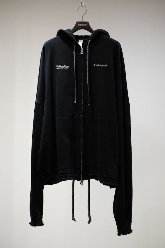 ORDINARY GIANT ZIP HOODIE bk - IDIOME | ONLINE SHOP 熊本のセレクト ...