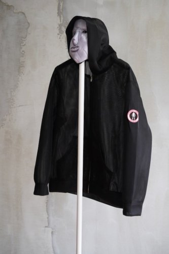 TRANSPARENT ANDROID TRIM HOODIE<img class='new_mark_img2' src='https://img.shop-pro.jp/img/new/icons14.gif' style='border:none;display:inline;margin:0px;padding:0px;width:auto;' />