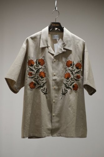Aloha shirt - Flower embroidery<img class='new_mark_img2' src='https://img.shop-pro.jp/img/new/icons14.gif' style='border:none;display:inline;margin:0px;padding:0px;width:auto;' />