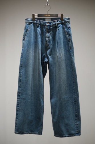 Selvedge wide jeans-Vintage wash indigo<img class='new_mark_img2' src='https://img.shop-pro.jp/img/new/icons14.gif' style='border:none;display:inline;margin:0px;padding:0px;width:auto;' />