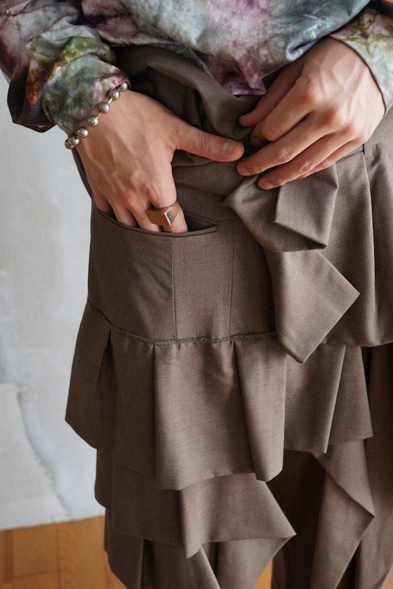 パンツ [THEAIRTOWN] yoome ruffle pt 2color ユーメラッフルPT (2 color) - THEAIRTOWN | 60% - アジア