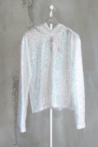 SEQUINS HOODIE <img class='new_mark_img2' src='https://img.shop-pro.jp/img/new/icons14.gif' style='border:none;display:inline;margin:0px;padding:0px;width:auto;' />