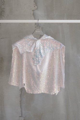  RAGGED SEQUINS MINI CAPE<img class='new_mark_img2' src='https://img.shop-pro.jp/img/new/icons14.gif' style='border:none;display:inline;margin:0px;padding:0px;width:auto;' />