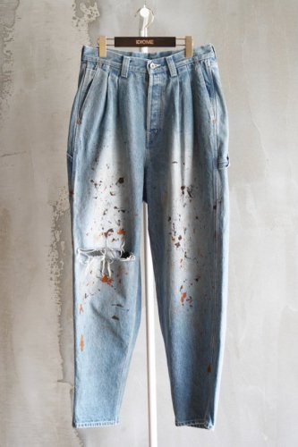 DENIM PAINTER PANTS (INDIGO)<img class='new_mark_img2' src='https://img.shop-pro.jp/img/new/icons14.gif' style='border:none;display:inline;margin:0px;padding:0px;width:auto;' />