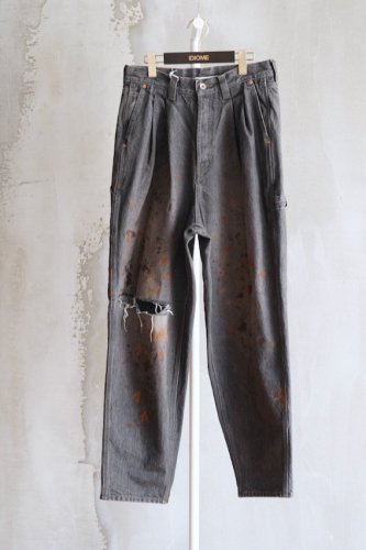 DENIM PAINTER PANTS (BLACK)<img class='new_mark_img2' src='https://img.shop-pro.jp/img/new/icons14.gif' style='border:none;display:inline;margin:0px;padding:0px;width:auto;' />